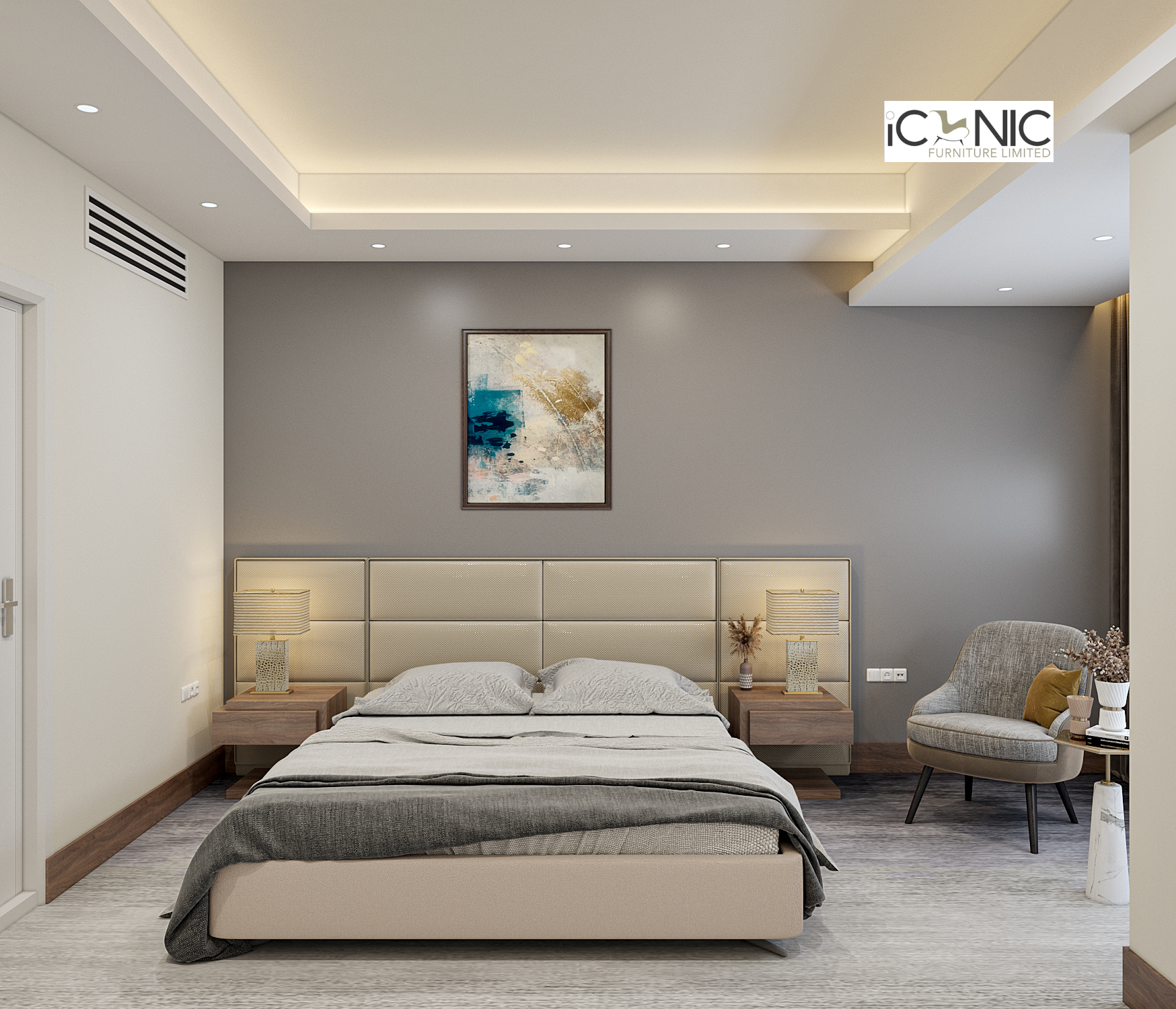 Luxurious Bedroom Interior Design – Iconic Furniture