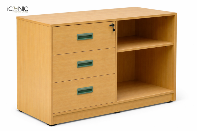 MDF side unit for office storage with modern design in Bangladesh