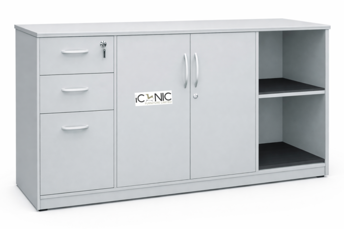 Modern MDF Side Cabinet for Office – Iconic Furniture