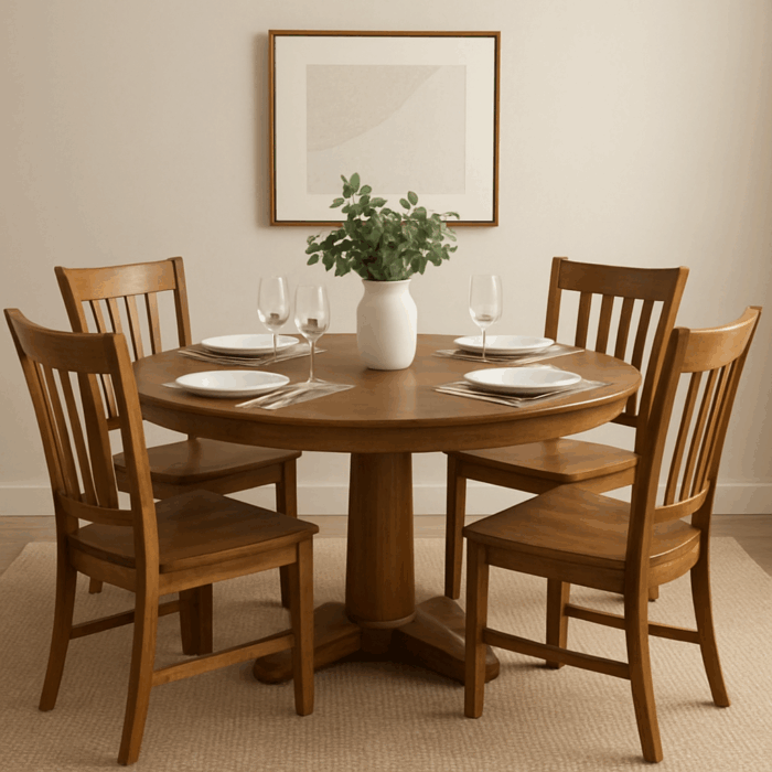 Luxury Marble Dining Set in Bangladesh | 4 & 6 Seater – Iconic Furniture