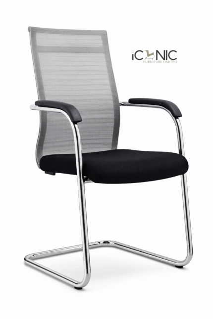 mesh visitor chair for office reception
