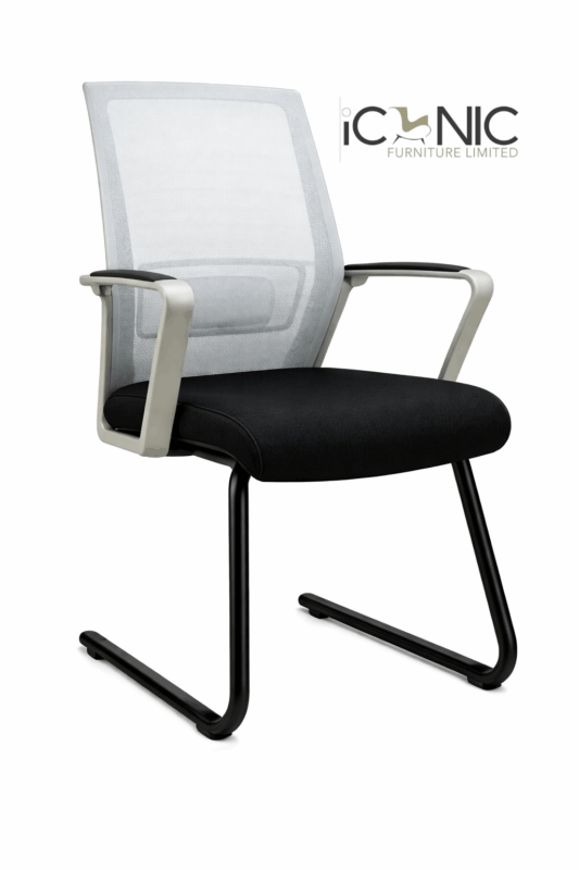 breathable mesh visitor chair design