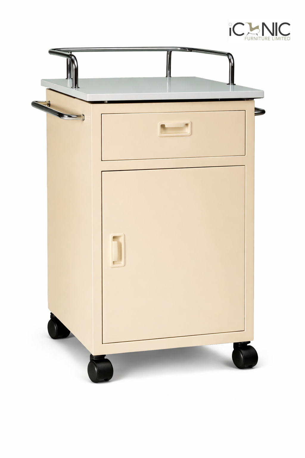 Bedside locker for hospital patient personal storage