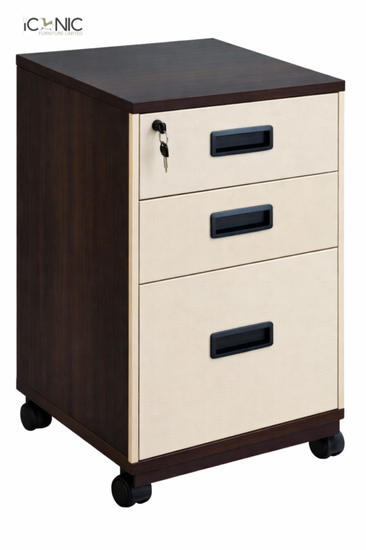 Compact board drawer unit for office workstation storage