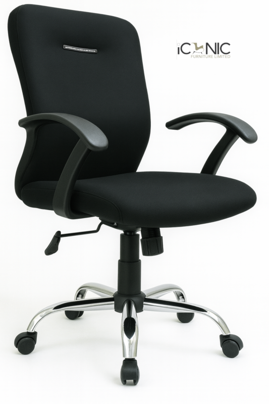Luxury leather look executive chair