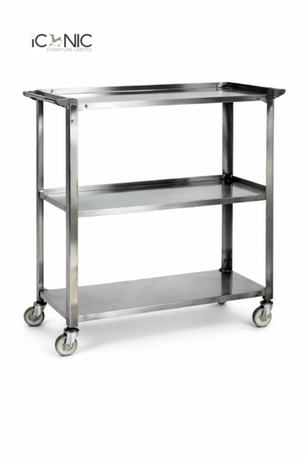 Instrument trolley for hospital medical procedures