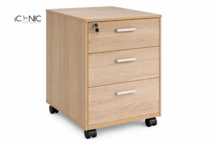 Office drawer unit made of MDF board for organized storage