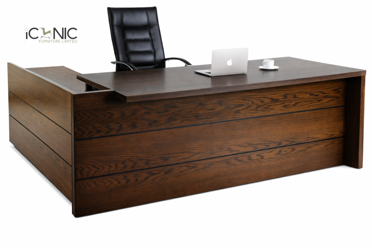 Modern wooden director table for office in Bangladesh
