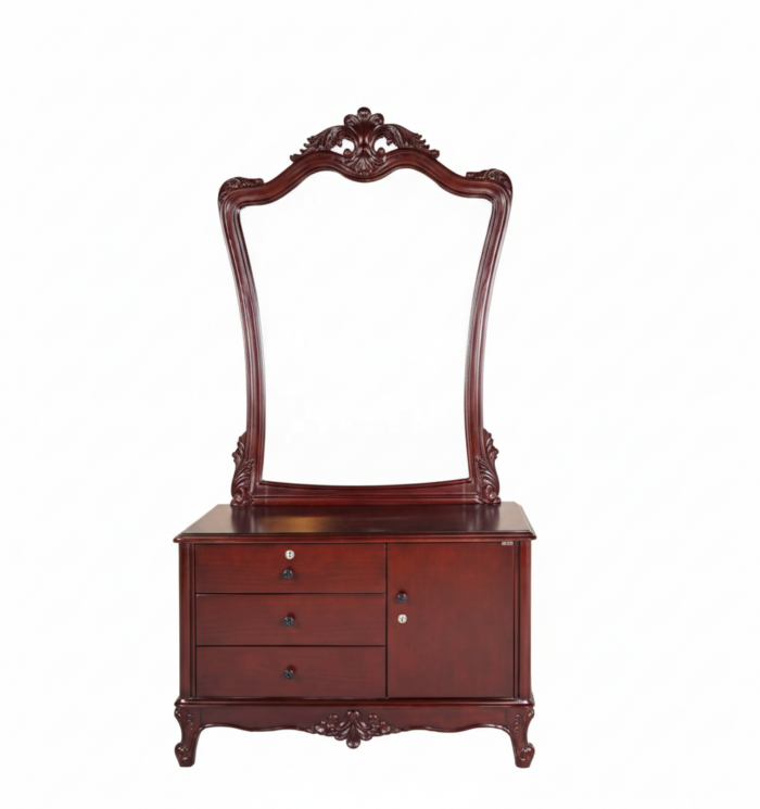 Luxury Wooden Dressing Table with Mirror | Iconic Furniture