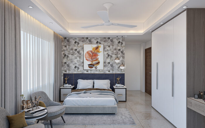 Modern Master Bedroom Interior Design with Wardrobe | Iconic Furniture BD